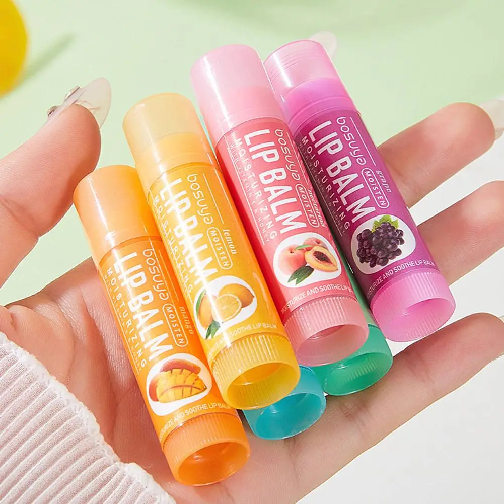 24pcs Assorted Fruit Flavor Lip Balm Set Vitamin E Moisturizing Repair For Lips Prevents Chapped Lips Skin Care Non-sticky 2026
