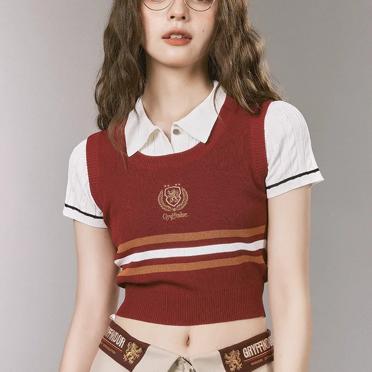 Lion yard red vest