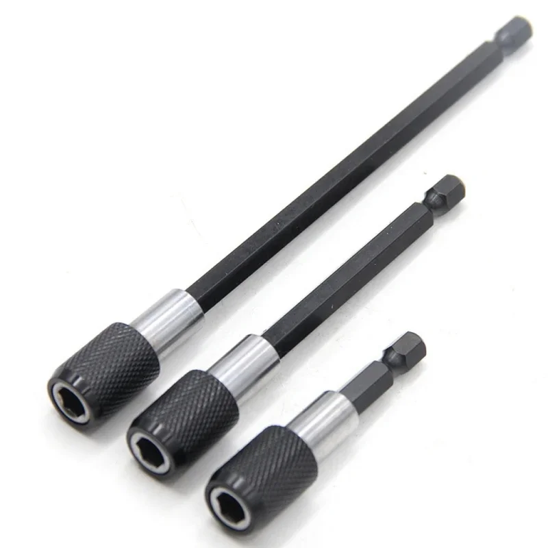 60-150mm hexagonal quick-release self-locking extension rod electric drill driver quick transfer rod screwdriver tool set