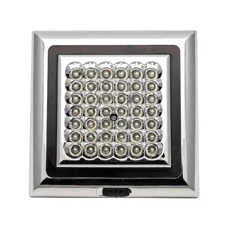 

12V Campervan 42 LED Interior Ceiling Light/Cabinet Light, suitable for campervans, motorhomes, trailers, boats, and vans.