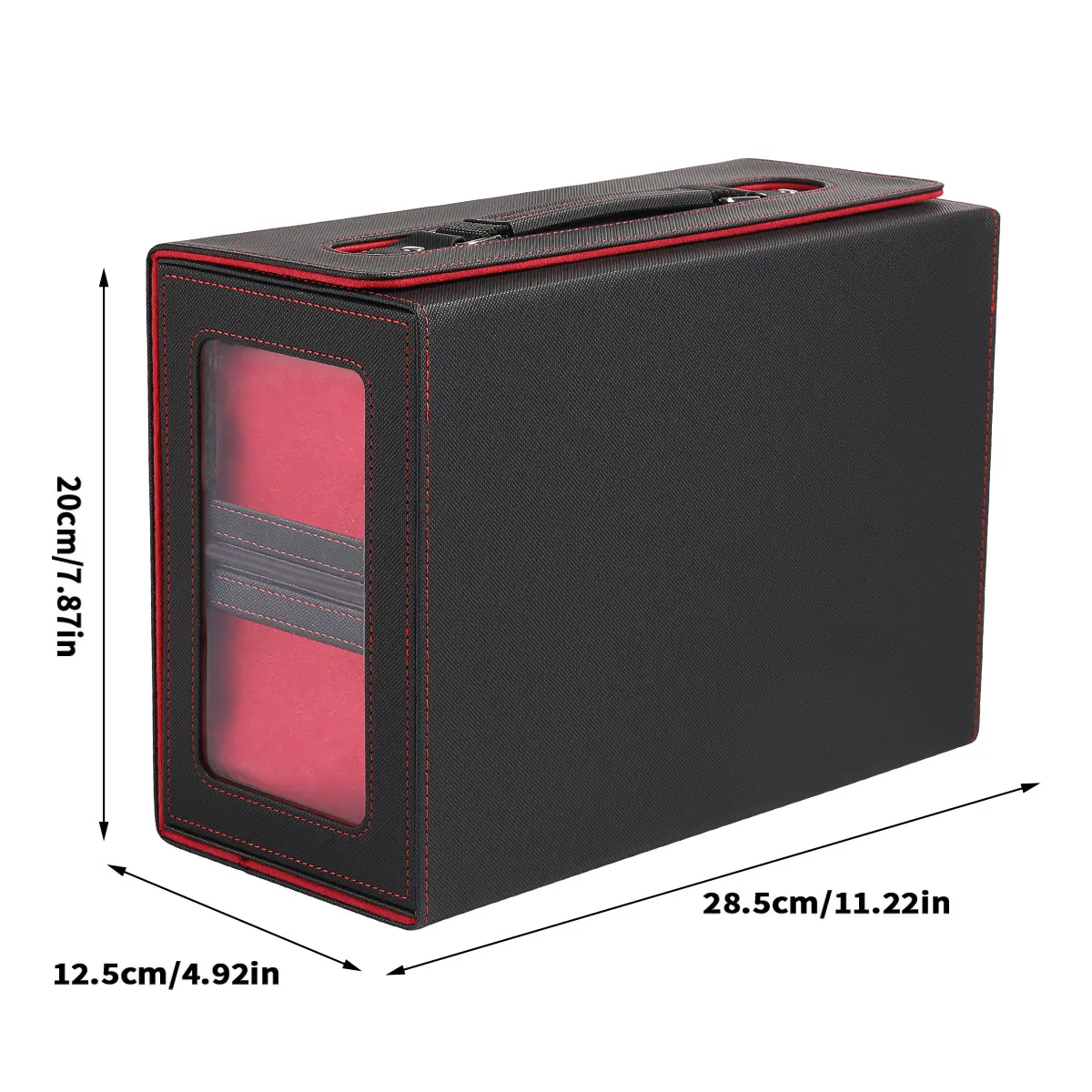 DIY accessory storage box, with a transparent window on the side of the box that allows you to view the inside without opening