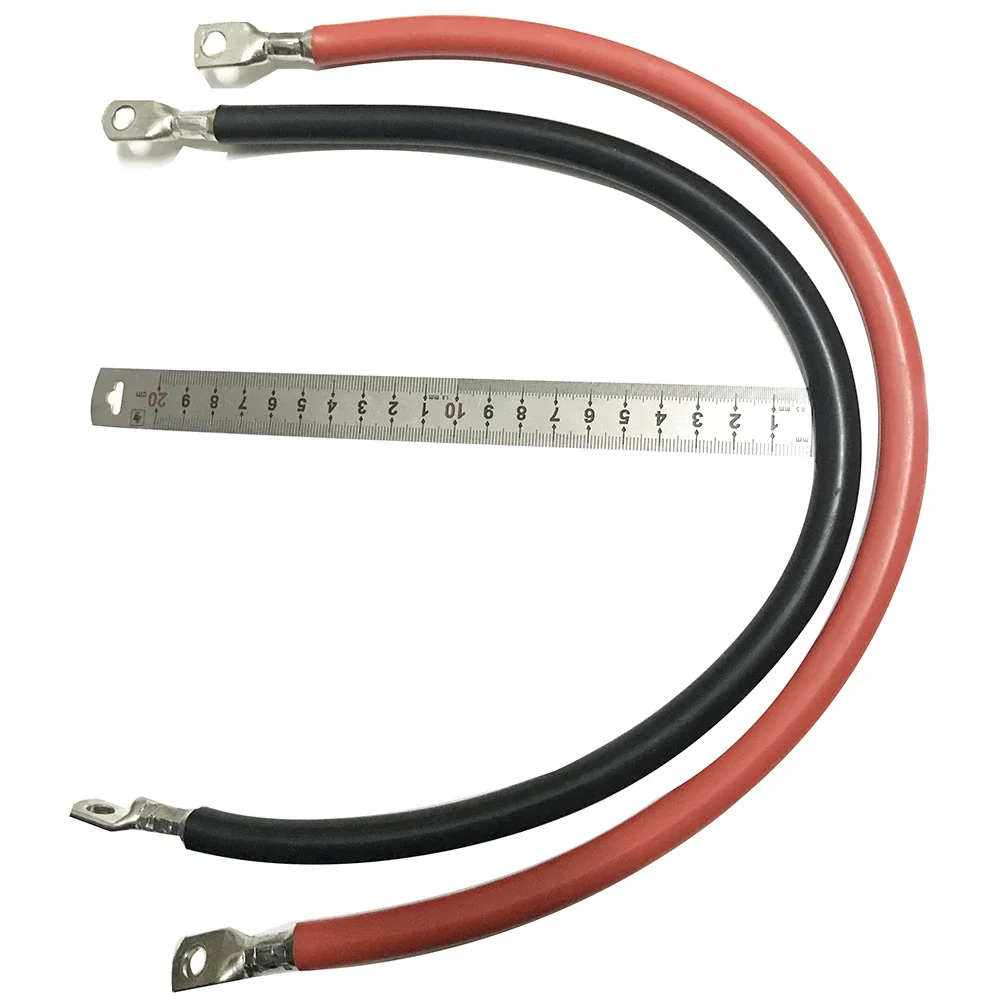 25 Square Tin-paited Cord Wire With Copper Nose Flexible 2.5m Length Silicone Rubber Insulated Custom Lithium Battery Wire