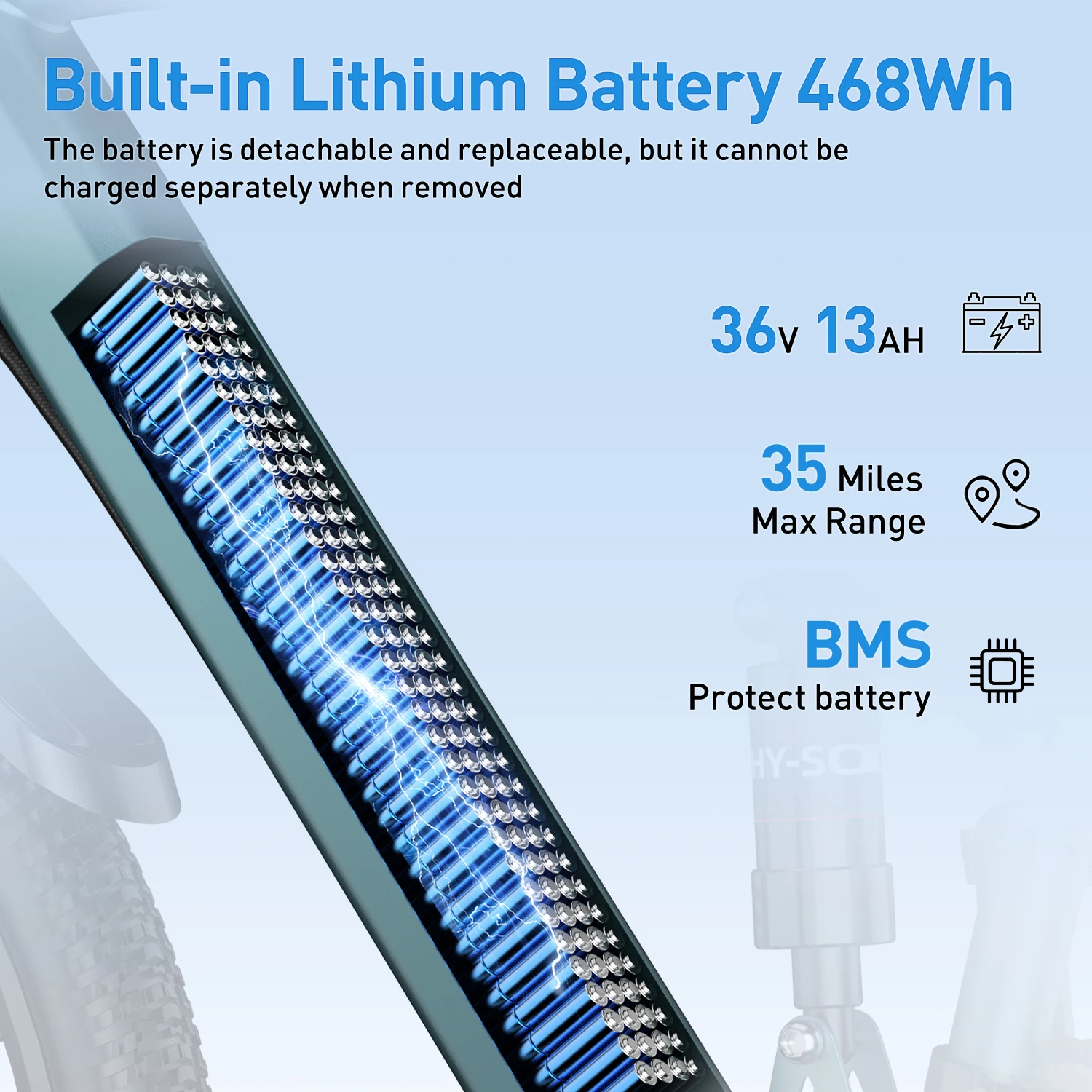 400W Lithium Battery 26inch Fat Tyre Mountain Bike 36V 13AH City Ebike Bicycle Electric Bike