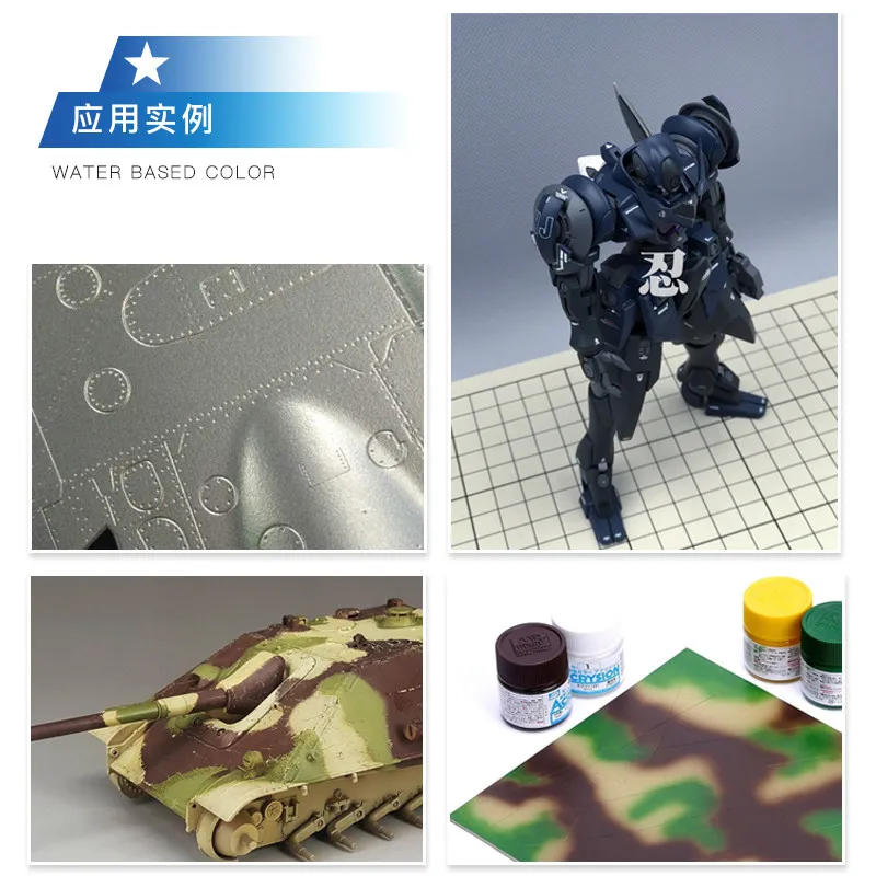 Paint MRHOBBY   New water-based Paint N1-N63 Model Clay Figurine Military Model Coloring Extinction Light Oil