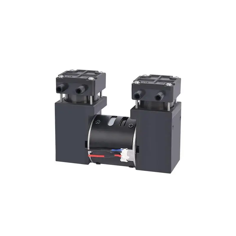 2AP51-3 Dual Cylinder Piston High Pressure High Flow Air Pump Brushless Motor Vacuum Compressor Pump Head 12V 24V DC