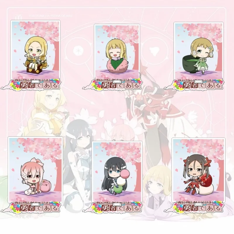 Yuki Yuna Is A Hero Anime Mimori Togo Fu Inubozaki 10CM Acrylic Mini Stand Figure Stand Plate Cosplay Prop Decor Keychain Gifts
