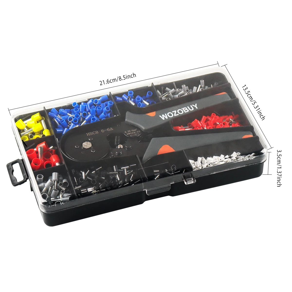 

Wire Stripper Ferrule Crimping Tool HSC8 6-4/6-6 Electrical Crimper Plier For Crimp Tube Terminals Electrical Circuit Repair