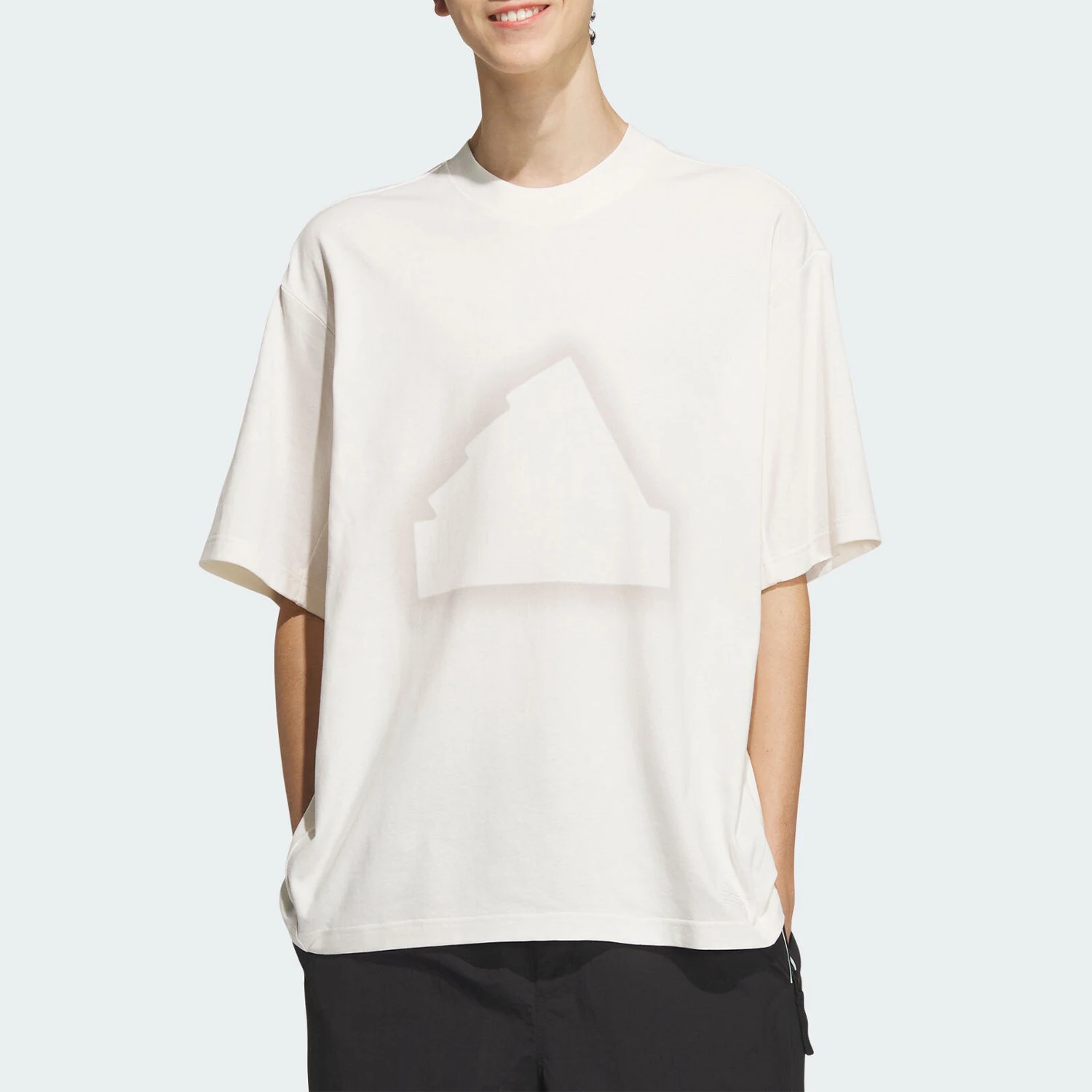 

Adidas genuine FUSTL SS GFX T men's sports and leisure short sleeved JD3237