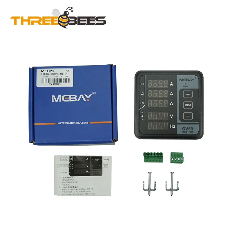 Single Three-phase Voltage of GV59 Digital Display Meter Generator Set