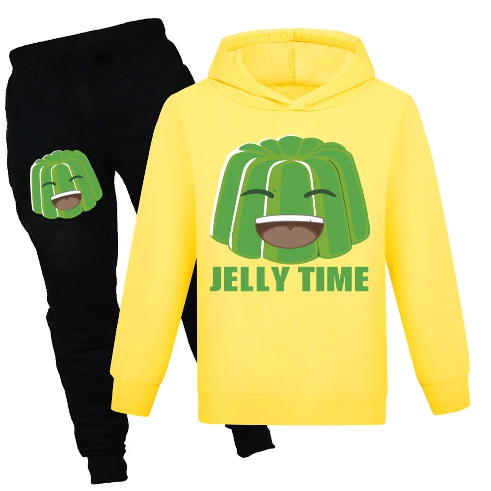 الأولاد أزياء ملابس الاطفال جيلي الوقت طويلة الأكمام بلوزات + السراويل 2PCS الدعاوى طفل الفتيات Outfits465