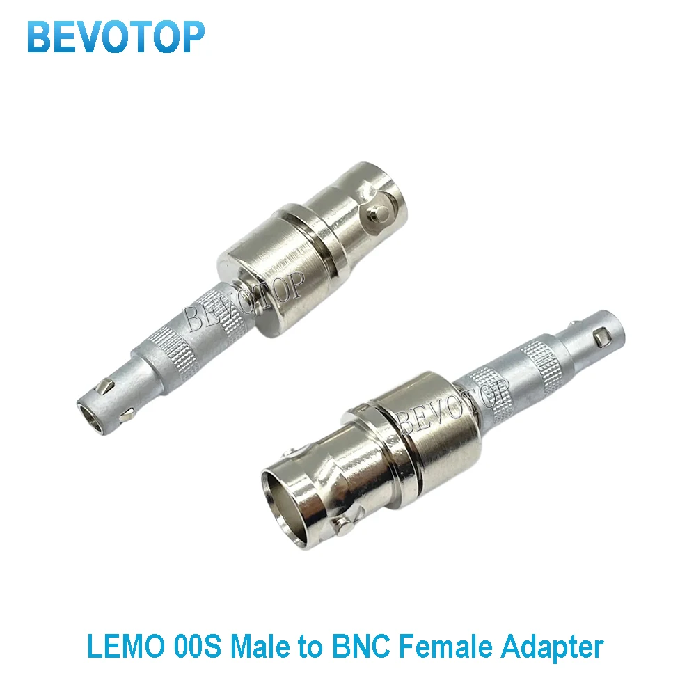 10PCS/lot LEMO 00S Male Plug to Q9 BNC Female Straight for WiFi Radio Connector BNC to LEMO 00S RF Adapter Wholesales