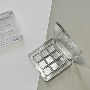 9 Grids Empty Eyeshadow Case Palette Eye Makeup Storage Dish For Women Girls Makeup Beginners DIY Eye Shadow Tool