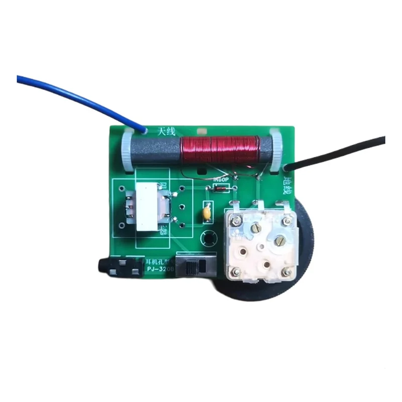 

AA60-Crystal Radio It Has An Impedance Matching Transformer Can Receive Radio Signals Normally DIY Radio Kit