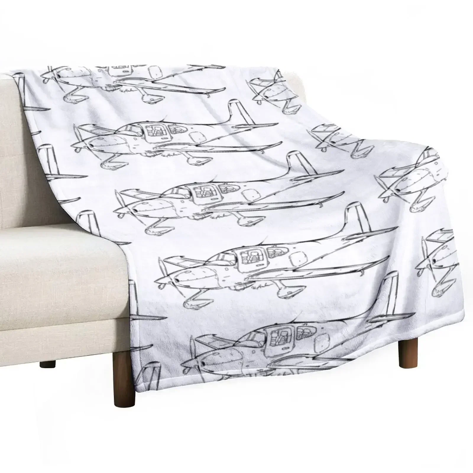 Cirrus SR-22 Throw Blanket Tourist christmas gifts Blankets