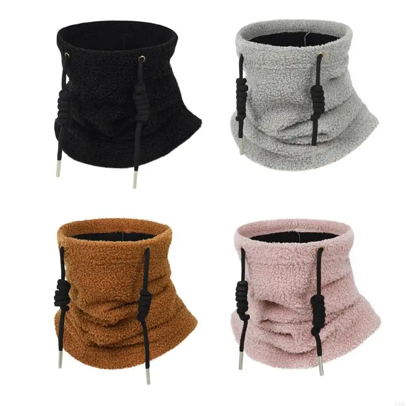 

49MC Plush Neck Warmer Breathable Moisture Wicking Scarf Travel Friendly Scarve