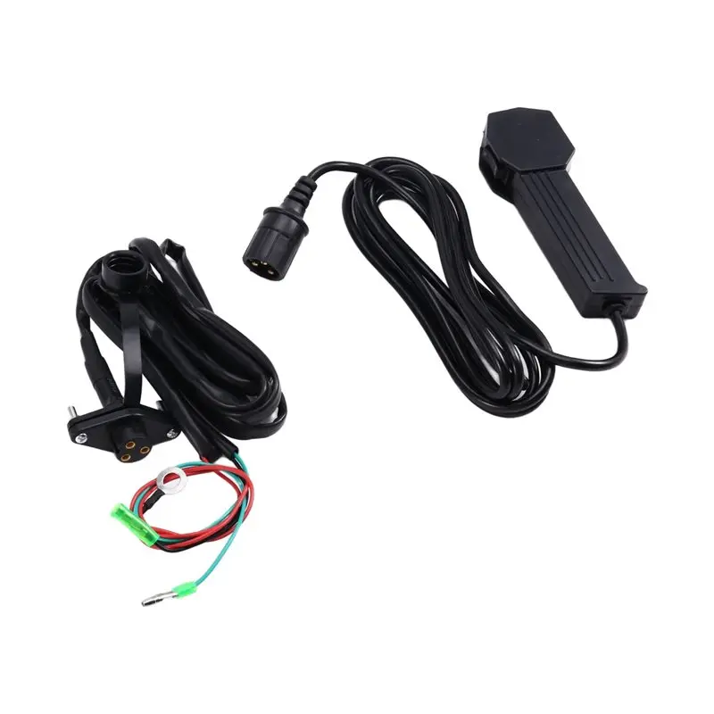 AB56-12V Hand‑Held Winch Remote Controller With 9Ft Cable Electric Manual Waterproof For ATV UTV ATV Winch Remote Control