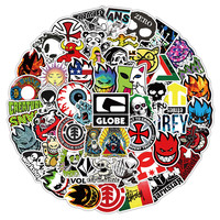 100PCS Streetwear Graffiti Stickers - Urban Edge Decals for Skateboards, Hydro Flasks & Tech Gear