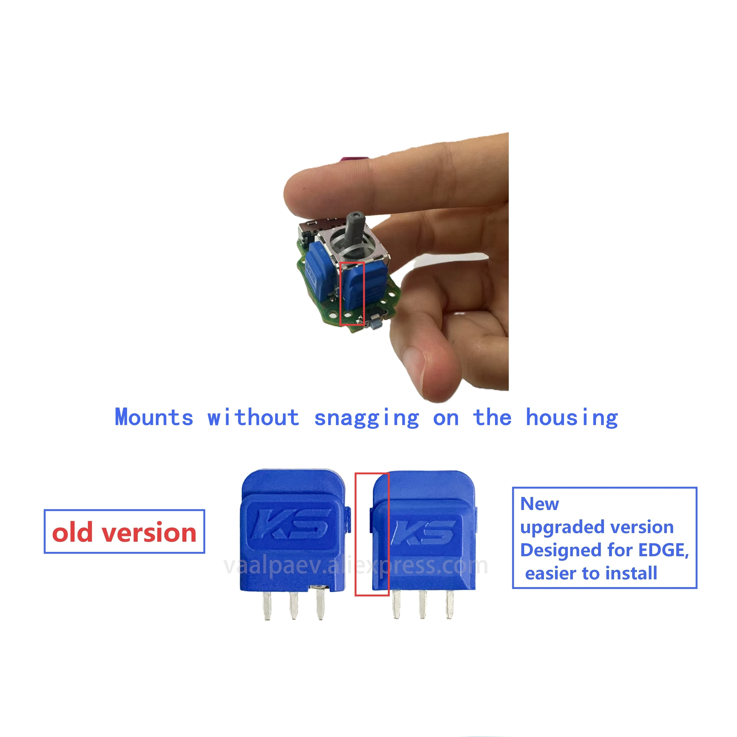 For PS5 DualSense Edge Module Controllers NEW Updated Version TMR Analog Joystick Anti-drift Longer Service Life More