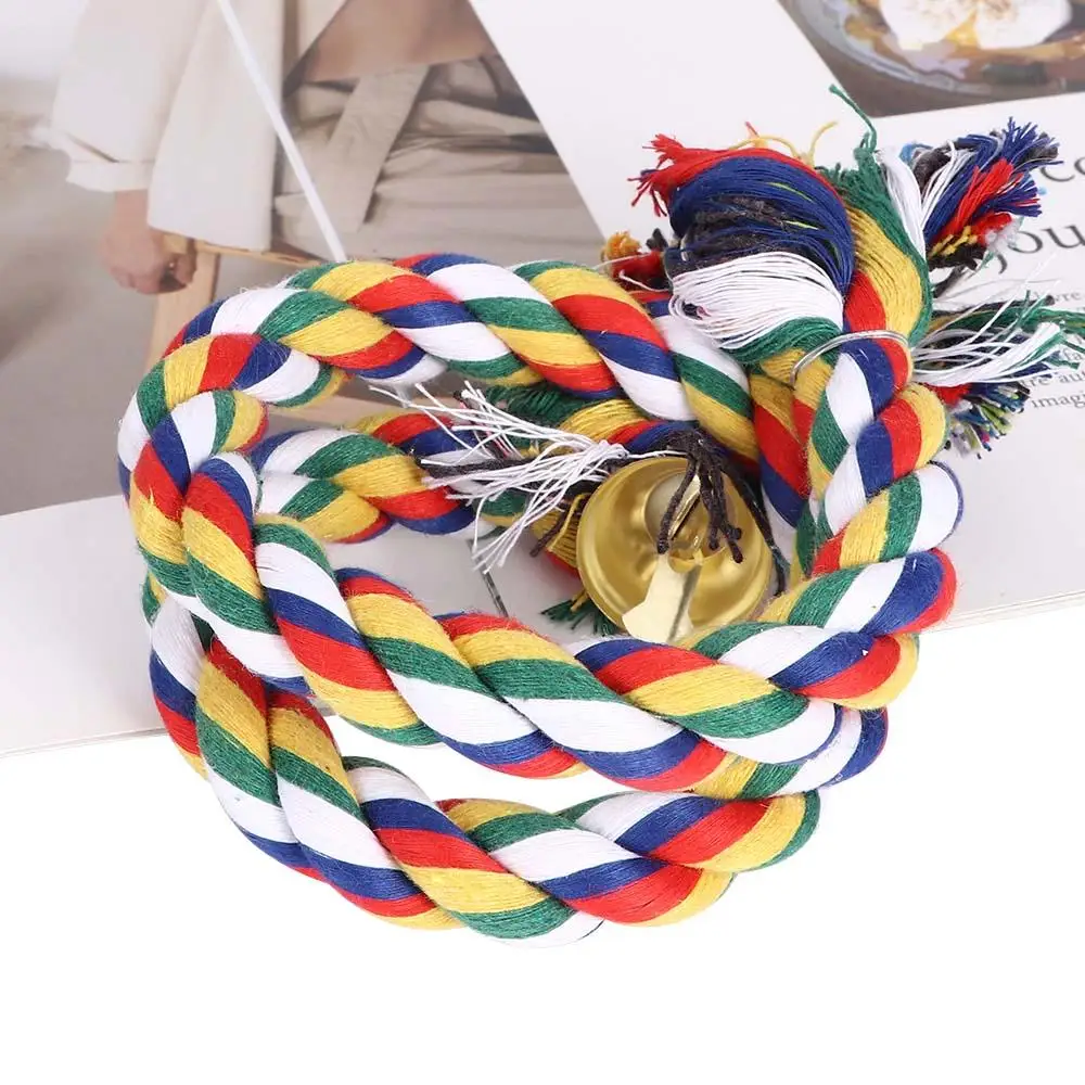 

Pet Supplies Bird Training Accessories Perch Parrot Climbing Rope Chew Rope Cockatiel Cage Bird