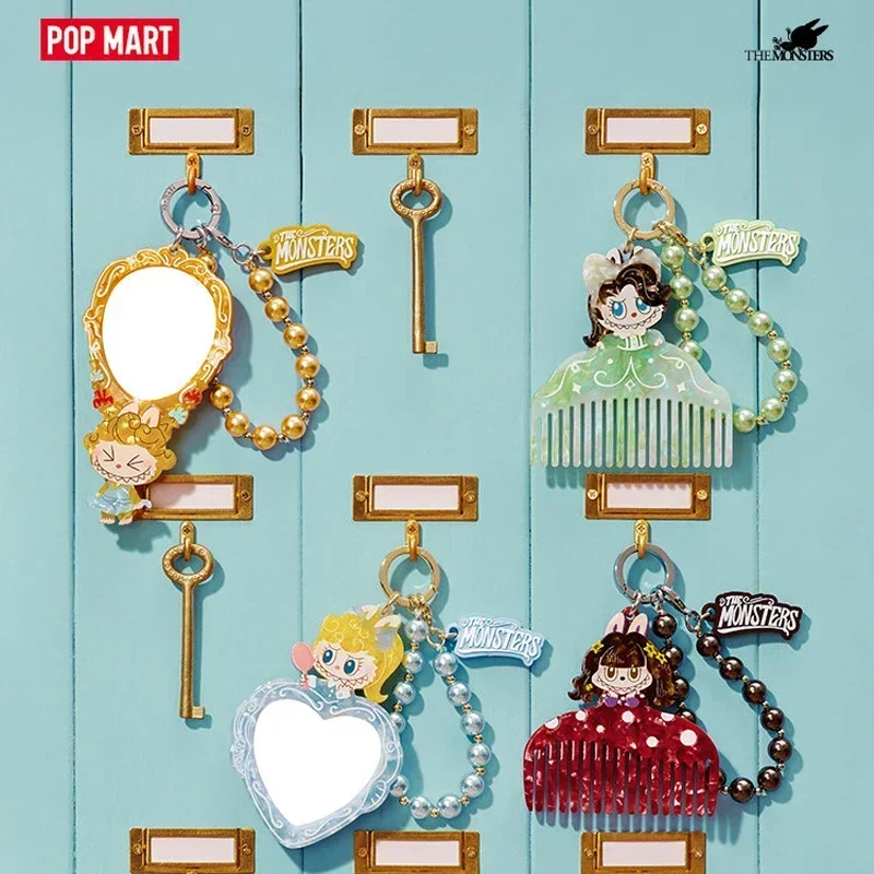 POP MART LABUBU THE MONSTERS Hair Salon Series Pendant Blind Box Guess Bag Original Toys Doll Cute Anime Figure Ornaments Gift view 3