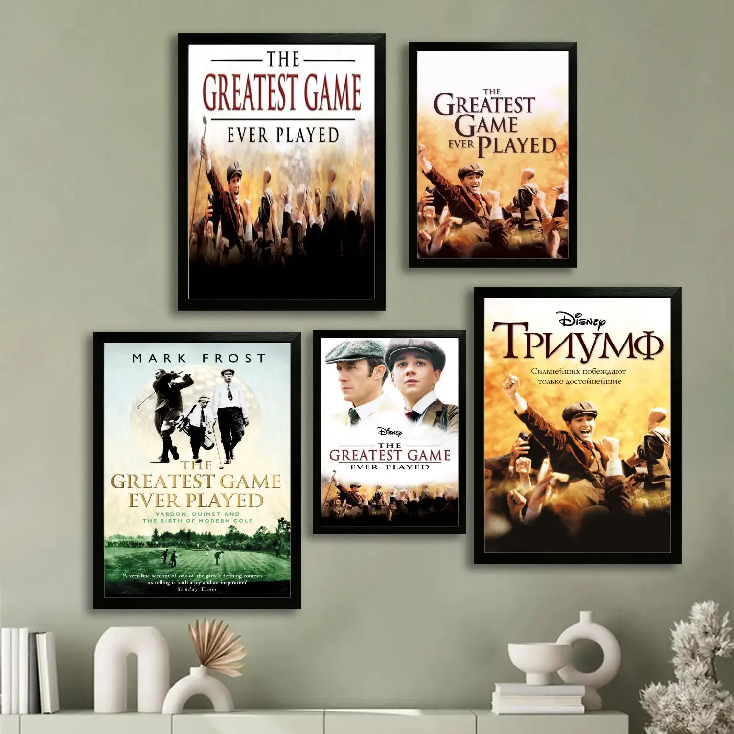 

The Greatest Game Ever Played Canvas Art Poster and Wall Art, Picture Print, Modern Family Bedroom Decor, Posters