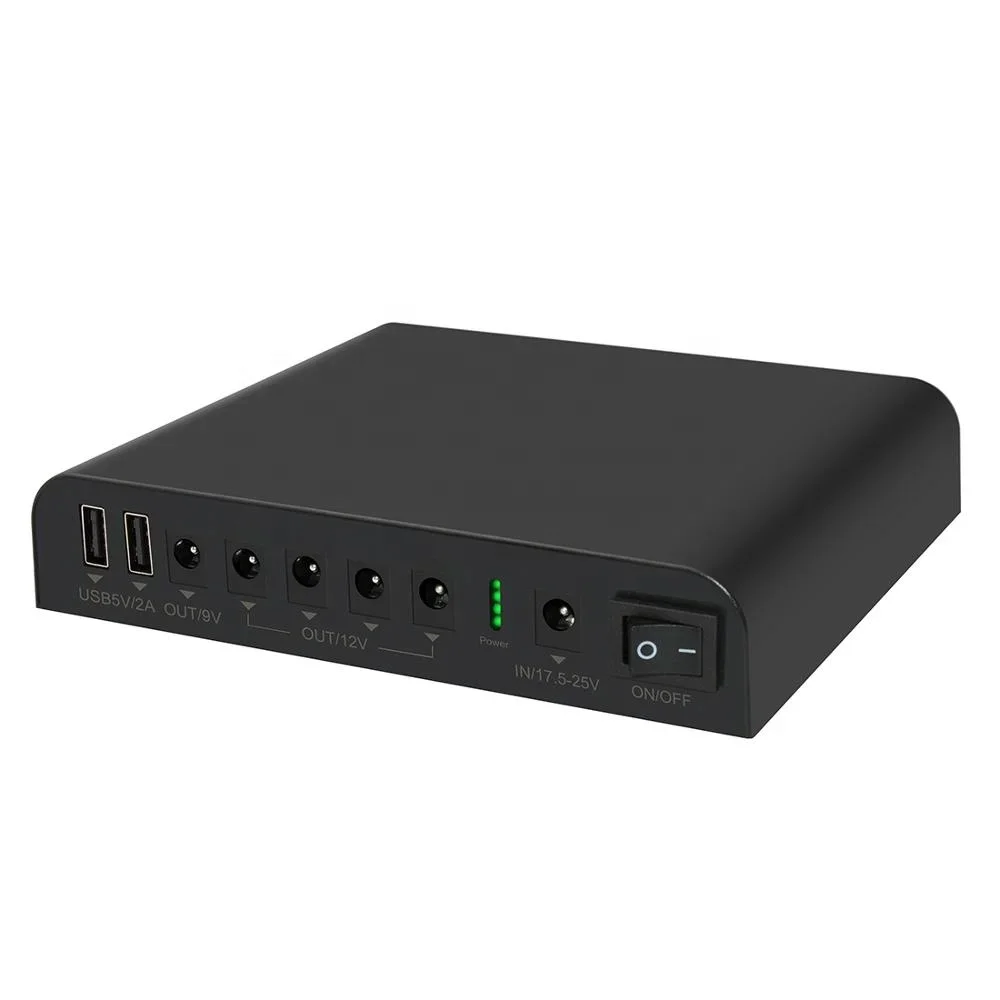 SL3400 TalentCell DC 12V/9V/5V Output Mini UPS Uninterrupted Power Supply 18650 27000mAh 98Wh