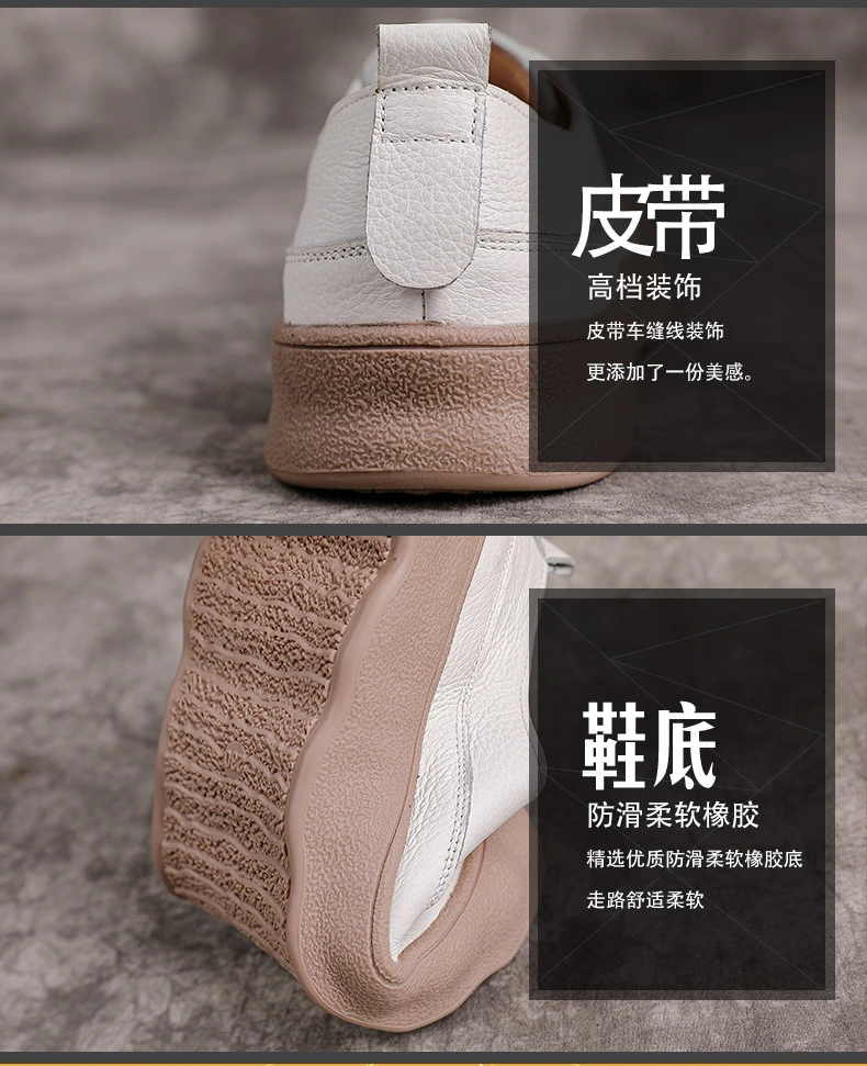Neue bequeme Schuhe aus echtem Rindsleder, Damen-Freizeitsneaker, farblich abgesetzte Schnürschuhe, Damen-Mokassins, Outdoor-Wanderschuhe, Größe 42 – Detail 13