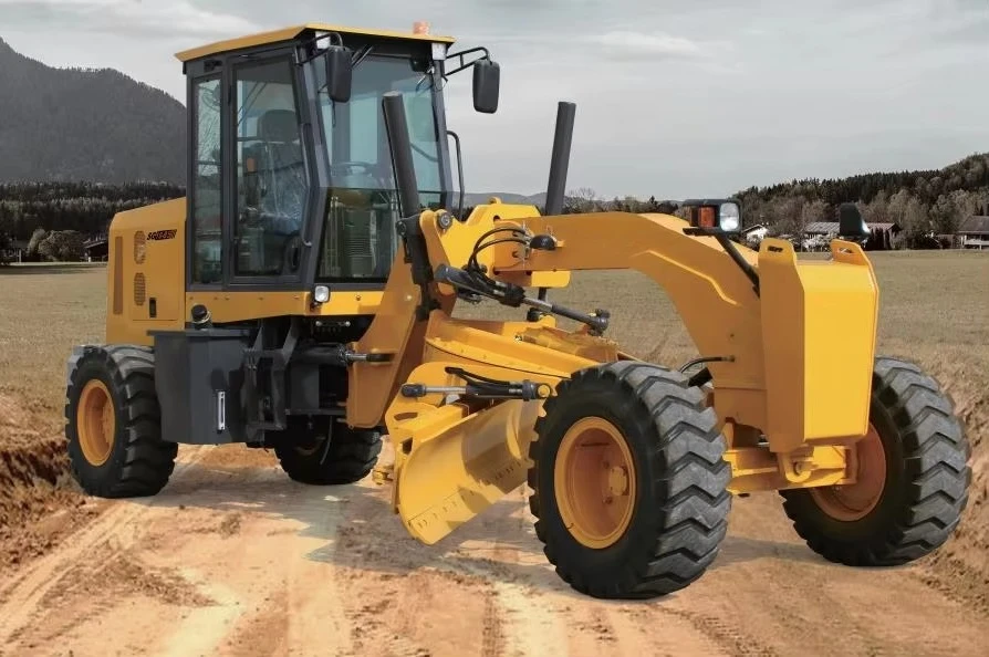China Brand New 100HP Engine 6 Tons Small Mini Motor Grader with Ripper Factory Price Construction Equipment
