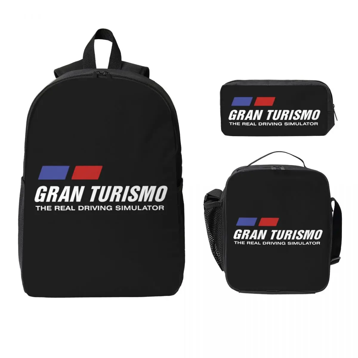 

Рюкзак Gran Turismo, студенческий рюкзак для мальчиков и девочек, школьная сумка, компьютерные сумки на плечо, 3 шт., изолированная сумка для обеда, пенал