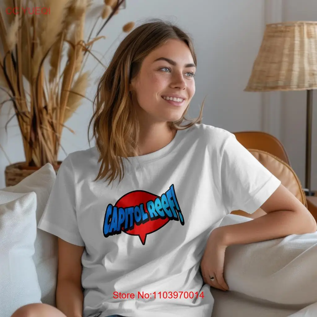 Capitol Reef National Park Comic Words T Shirt Southwest Hiking Adventure Nature Lover Outdoor Top long or short sleeves Capitol Reef National Park Comic Words T Shirt Southwest Hiking Adventure Nature Lover Outdoor Top long or short sleeves