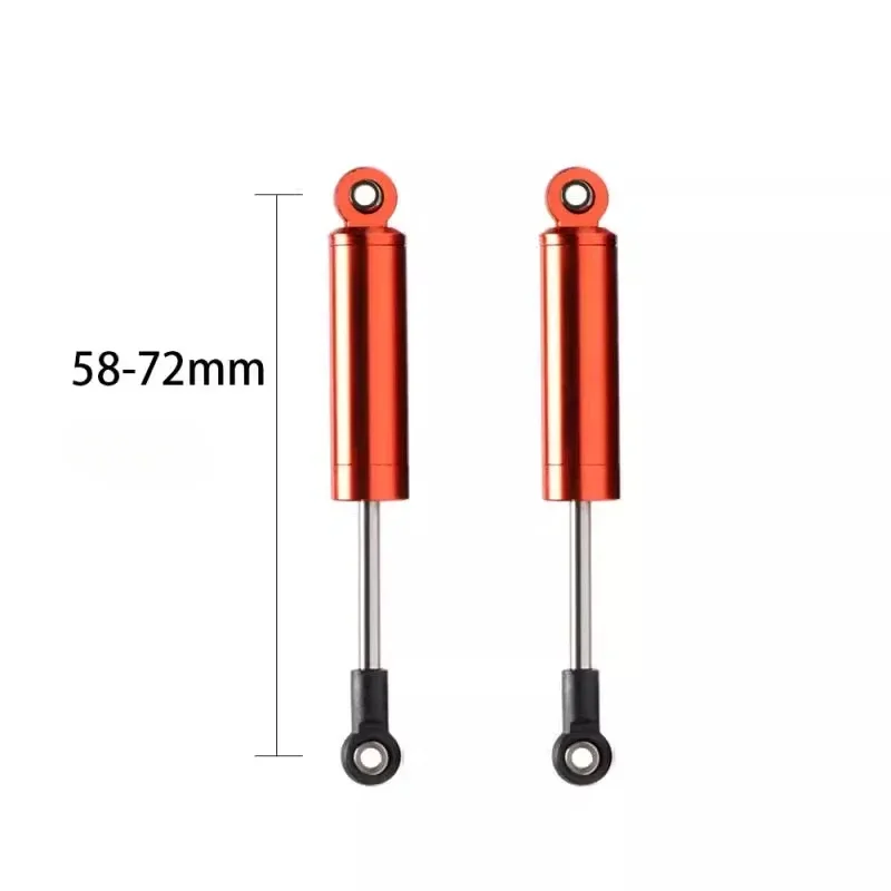 1/10 climbing shock absorber, aluminum alloy, built-in spring CC01 TRX4 SCX10 90046 RC4WD