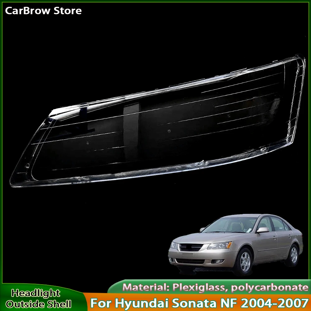 

Automobiles Head Light Lamp Lens For Hyundai Sonata NF 2004-2007 Car Headlight Lampshade Cover Shell Lens