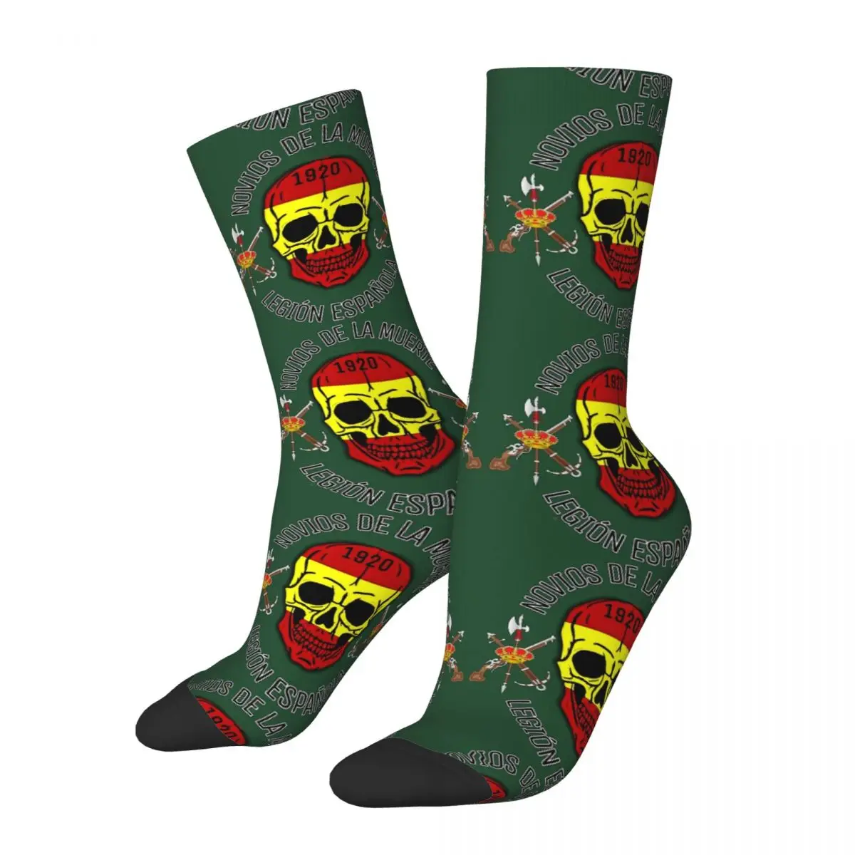 Spanish Legion Men Women Socks Motion Beautiful Spring, Summer, Autumn, and Winter Dressing Gifts