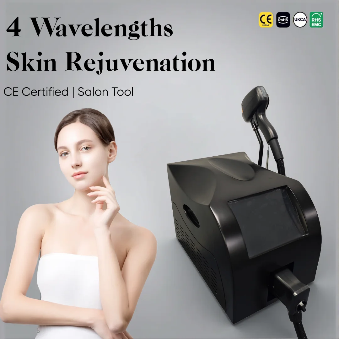 

Diode Laser Hair Removal 4 Wavelengths Skin Rejuvenation CE Certified Full Body Salon Tool
