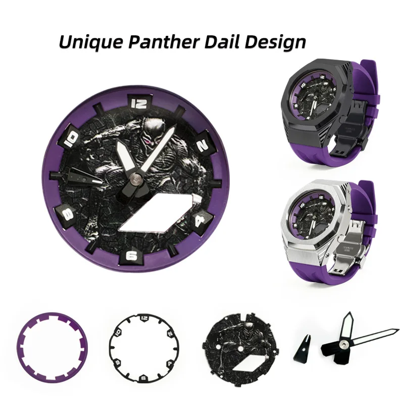 علبة معدنية بديلة للساعات من المطاط ، حافة لساعة Oak GA ، GA ، ، من من من المطاط ، صقل ، أو ، أو ، أو ، أو