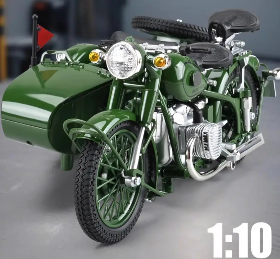 

1/10 New Arrival Special Price Die-cast Metal Personalized Changjiang 750 Motorcycle Model Furniture Display Collection Toys