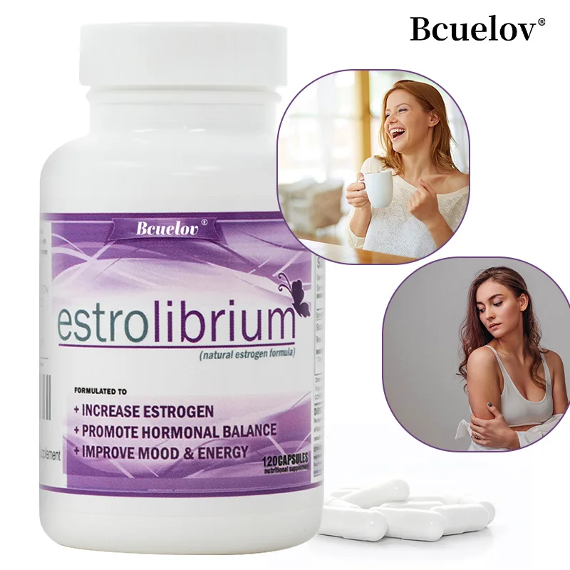 Female Hormone Balance Supplement - Improve Menopause, Improve Mood, Irregular Menstruation, 120 Capsules