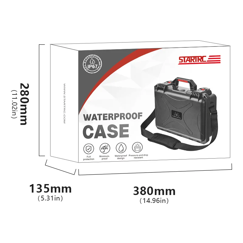 Voor DJI Mini 5 Pro RC N3/RC2 Case Waterdichte Doos Harde Shell Beschermende Tas Handtas Schokbestendige Koffer drone Accessoires