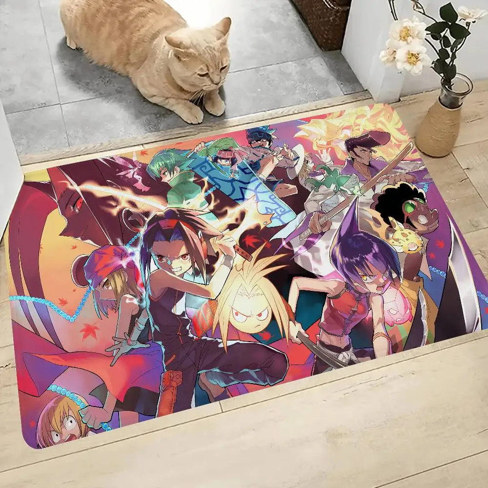 

Коврик для кухни Shaman King в скандинавском стиле, для спальни, гостиной, прихожей, балкона, противоскользящий, приветственный коврик