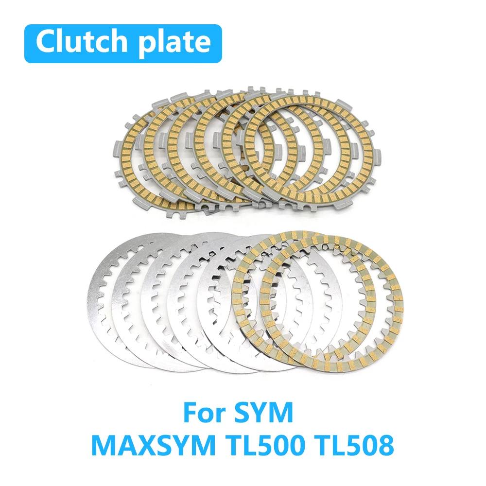 For SYM MAXSYM TL500 TL508 TL 500 TL 508 For Kymco AK550 AK 550 Motorcycle Clutch Friction Disc Steel Plate Kit