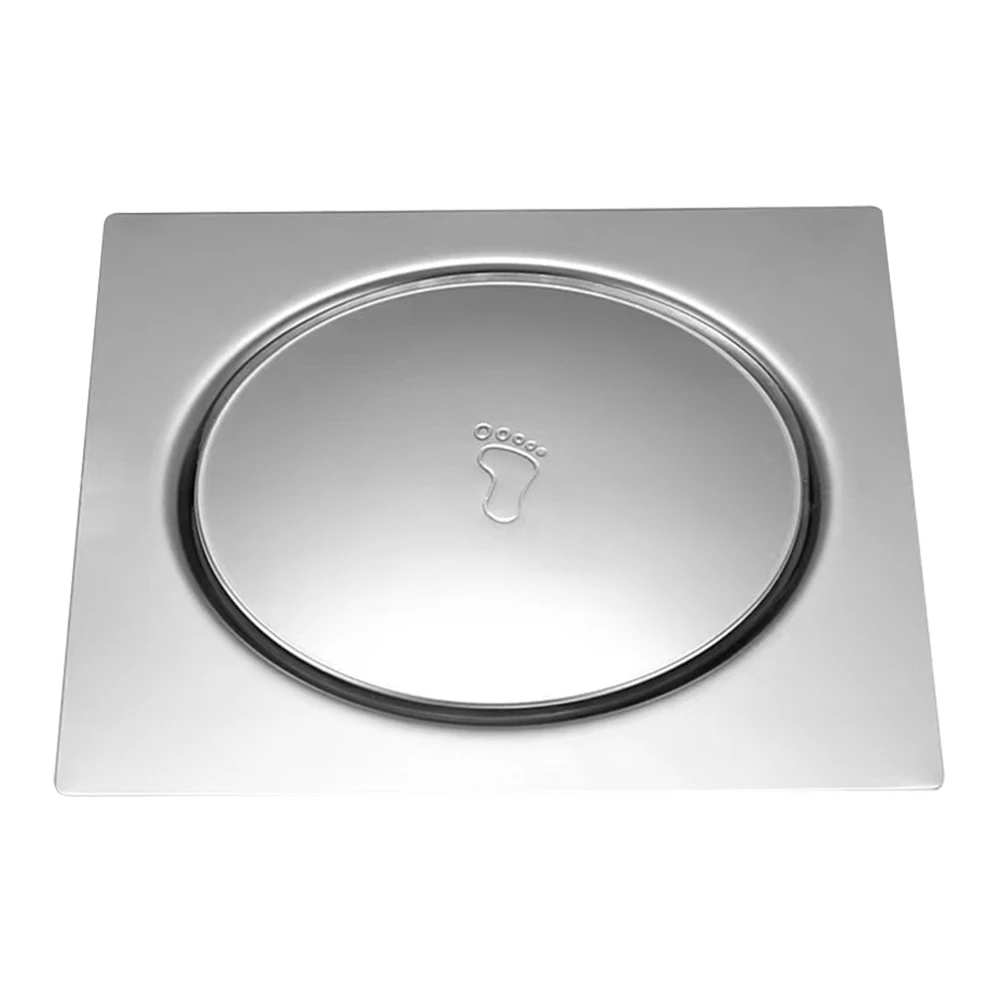 Anti-clogging Floor Drain Large Drainage Floor Drain Bathroom Floor Stainless Steel Material Anti-clogging Hole Design