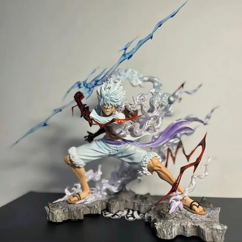 One Piece Leuchtende Spezial-Nika-Blitzfigur, Fünfter Gang Nika Lufei Zweiter Yuan Handfigur, Anime-Merchandise