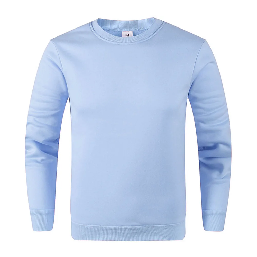 Herren Basic Pullover Casual Sweatshirts für Männer Frauen einfarbig Frühling Herbst Hoodie Sport Langarm Sweatshirt Techwear – Detail 16