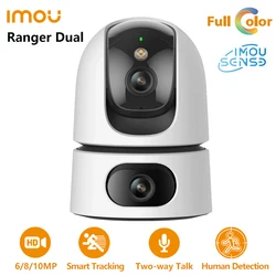 Imou Ranger Dual 6MP Full Color Camera Human & Pet Detection Auto Tracking Two-way Talk Smart Home Security Wifi Dual Lens CCTV