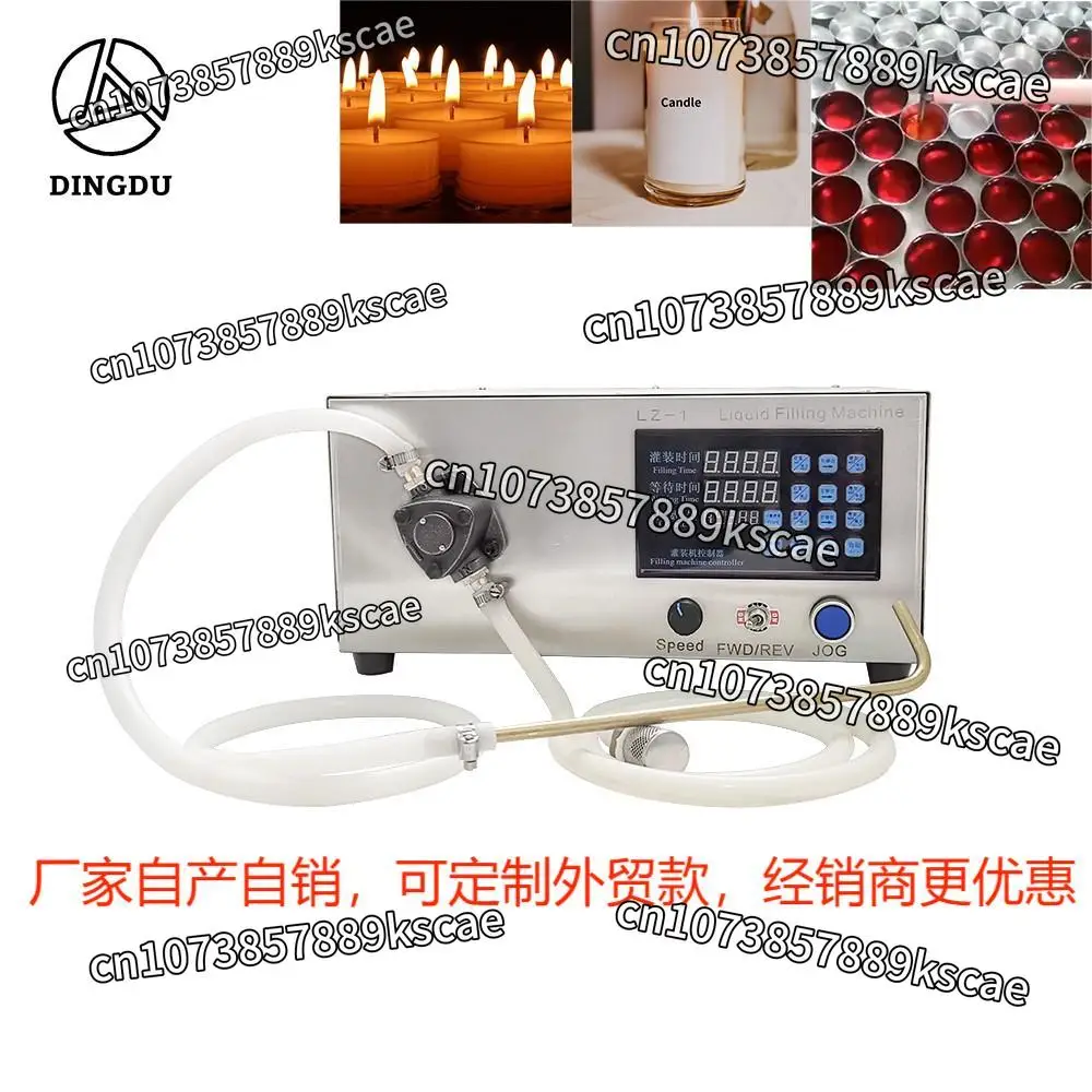 Single Head Semi Automatic Pneumatic Candle Wax Filling Machine Liquid Filler for Scented Candle Jar Wax Melting and Pouring