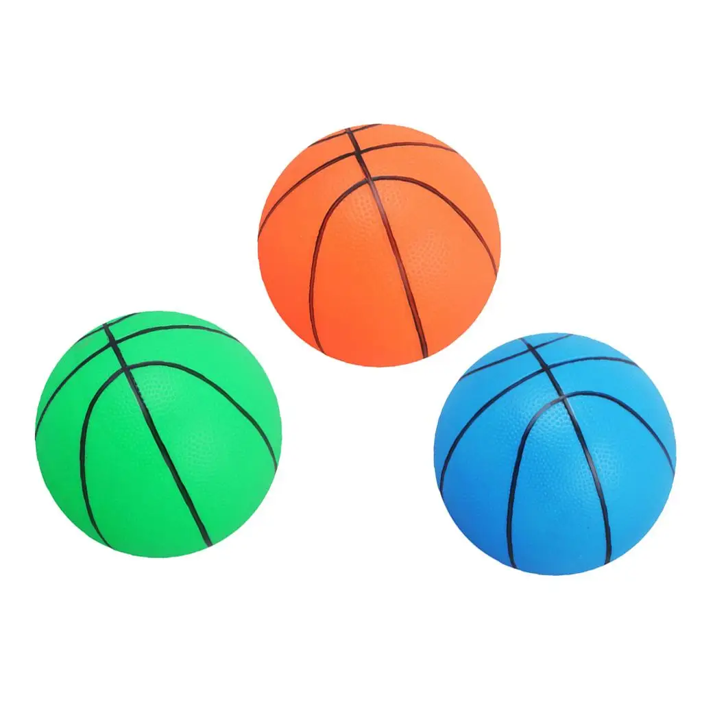 Mini jouet de sport de basket-ball pour enfants, 3 couleurs, cadeau pour enfants, 3 pièces