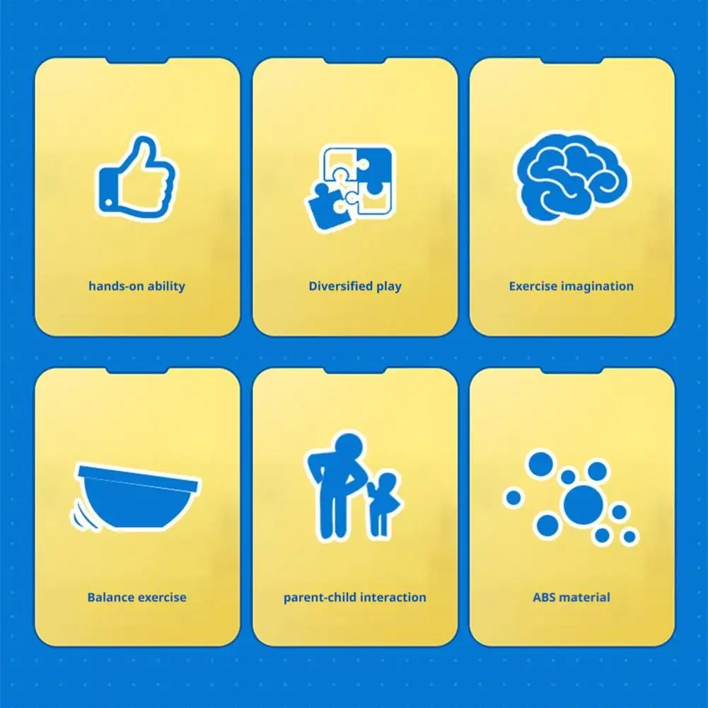 Tumbling Puzzle Balanceerspel - Plastic stapelblokken voor kinderen, educatief speelgoed voor gezinnen