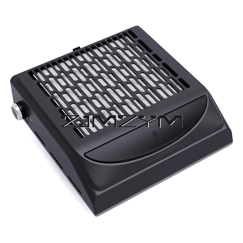 Penyedot debu kuku 100W, penyedot debu kuku dapat diatur kecepatan tinggi dengan Filter yang dapat digunakan kembali mengurangi debu peralatan kuku