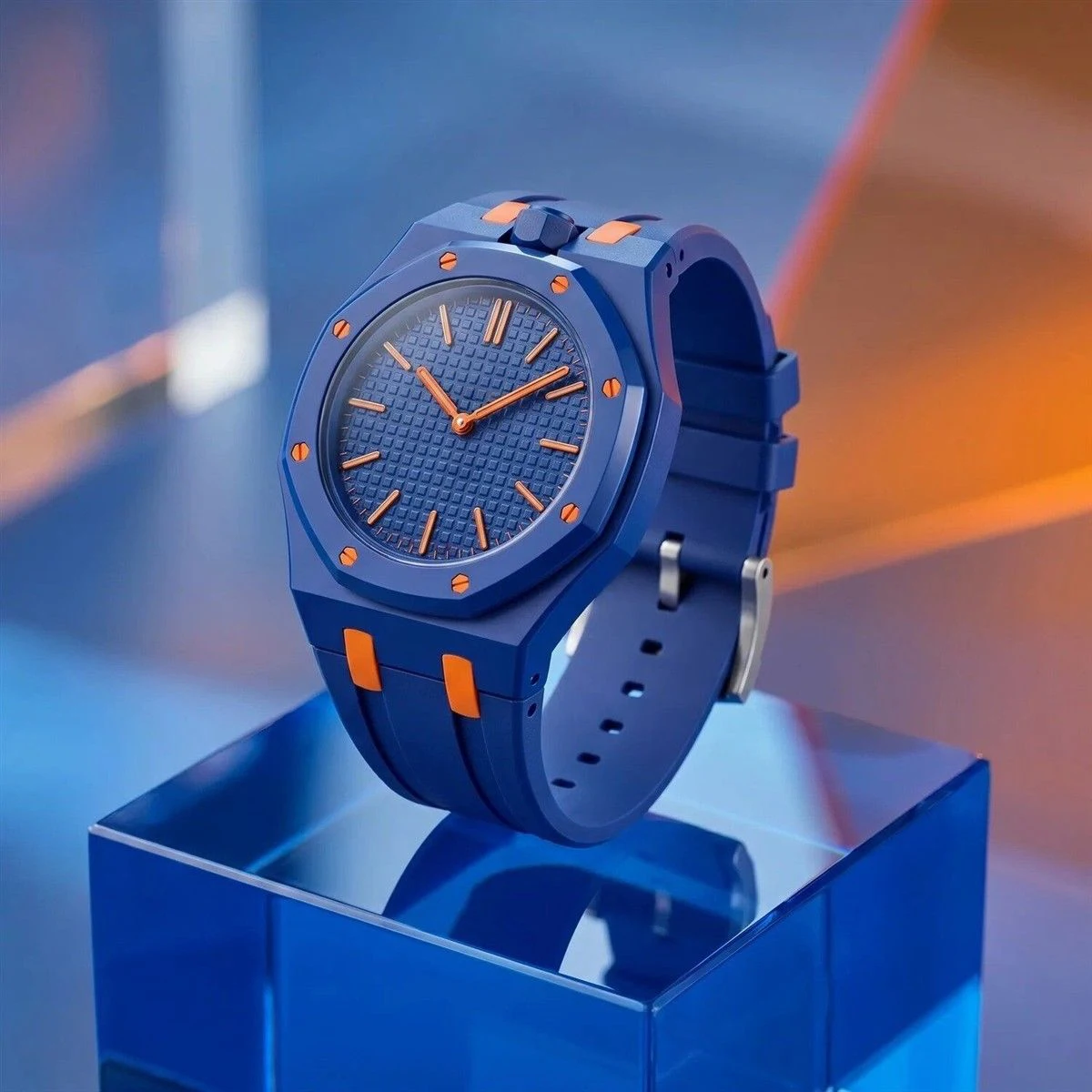 

2026 NO LOGO Pendant Hanging Quartz Watch Removable Rubber Innovative Collaboration Pocket Royal Candy Color Decorative Clock