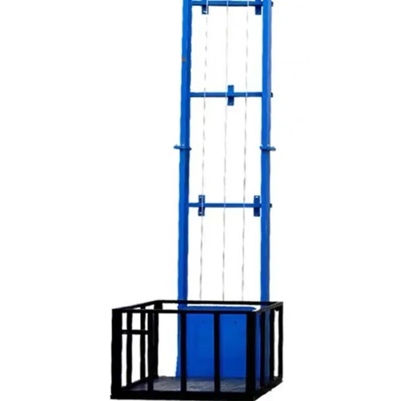 

For Warehouse, Factory,Workshop Electric Cargo Elevator with Remote Control 500kg Load Capacity Height 2M~10M Material Elevator